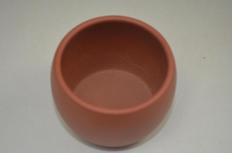 Zisha nồi cốc cát màu tím món quà trà Yixing đầy đủ handmade đặc biệt đích thực để gửi bìa cứng G-loại địa phương cup chậu hoa đất nung