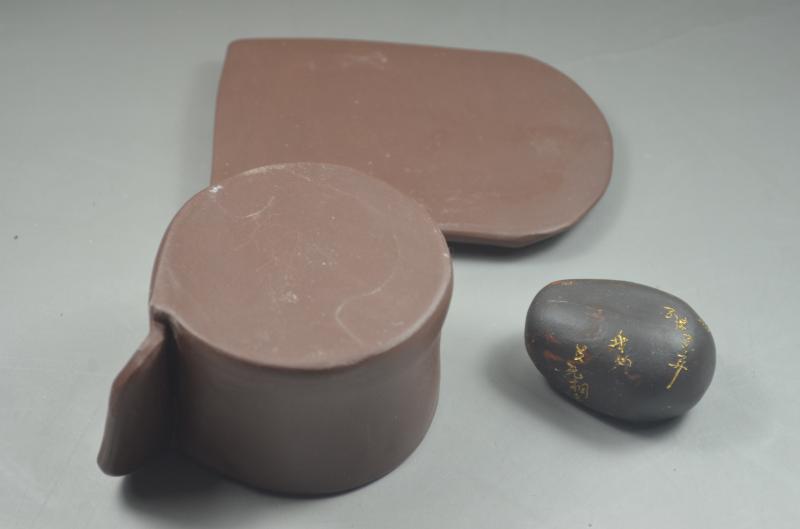 Zisha nồi cốc cát màu tím món quà trà Yixing đầy đủ handmade Chuqi không mô hình boutique không bao giờ rời khỏi cốc 1 ấm trà đất sét
