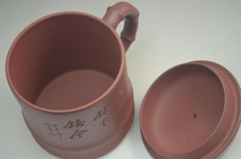 Zisha nồi cốc cát màu tím trà quà tặng Yixing đầy đủ hướng dẫn sử dụng đặc biệt chính hãng loại A Yishen rõ ràng tim bìa cup bình đất sét