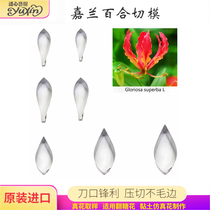 Brown sugar clay petals stainless steel cut and die pressing die Import cold porcelain baking resin earth Garland Peruvian lilies