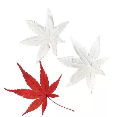 New factory direct selling sugar flower silicone mold Big Maple Leaf pattern dry Pace baking bread flower clay leaf mold