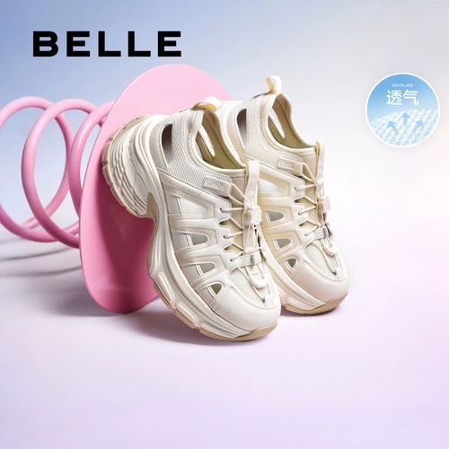 Женская обувь Zhou Yutong's Same Belle, обувь для папы на толстой подошве, новые дышащие и удобные спортивные сандалии D5J1DBK5