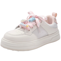 Belle Net Panel Shoes Girls Shoes 2024 Summer New Breathable White Shoes Casual Shoes A5167B84