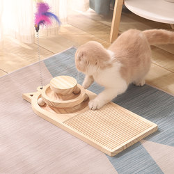 Cat Scratch Board Cat Claw Toy Durable Wear-Resistant No Scratch Scratching Cat Turntable Grinding Claw Board Relieving Boredom Multifunctional Cat Supplies