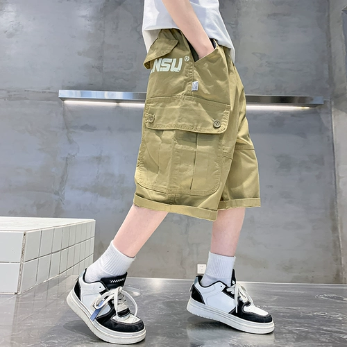 Детский комплект, летняя одежда, штаны, тонкие летние шорты, подходит для подростков