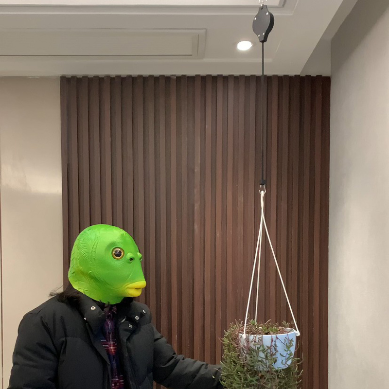 Flower Pots Gardening Telescopic Lifting Hooks Hooks Hanging Pots