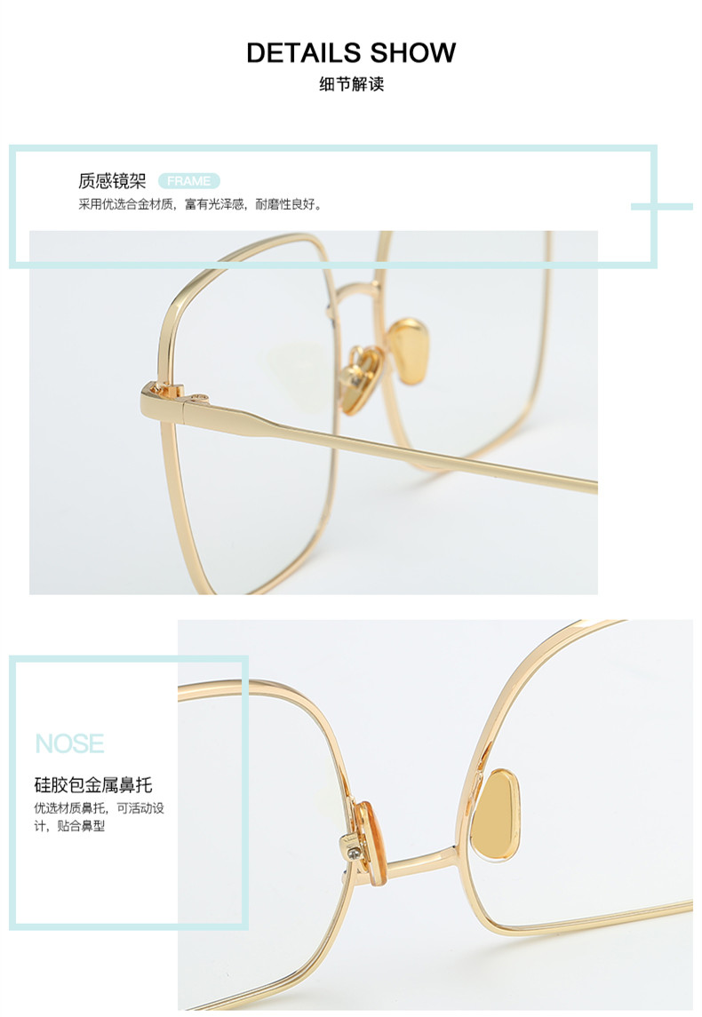 Kính gọng kính đỏ nam tròn phẳng khung cận thị với kính nữ phiên bản Hàn Quốc của phong cách retro phong cách Harajuku kính mắt