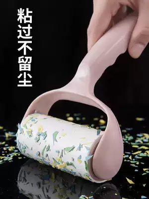Sticky wool artifact peelable roller clothing hair removal household clothing dust removal replacement roll toilet paper sticky hair cleaning brush