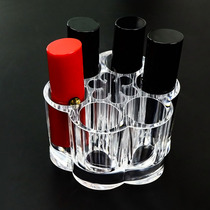 Transparent New Plum Blossom storage box cosmetics desktop eyebrow pencil jewelry lipstick display thick small and exquisite