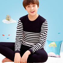 Zhongda children's thermal underwear set boys plus velvet children cotton girls cotton teenagers padded autumn pants