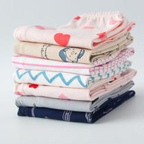 Boys autumn pants single childrens underwear Cotton Girls cotton wool pants wearing a single piece of middle and big childrens baby line pants winter