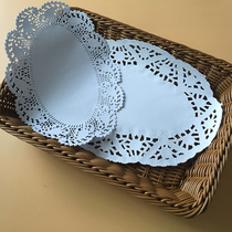 Oval flower bottom paper oil-absorbing paper snack bottom paper pad oil-proof cake paper pad hollow flower bottom paper