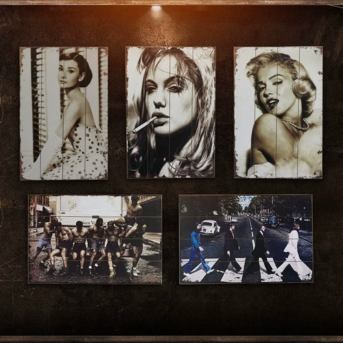 Ретро настенное крепление, кофейный декор, подвеска, в американском стиле