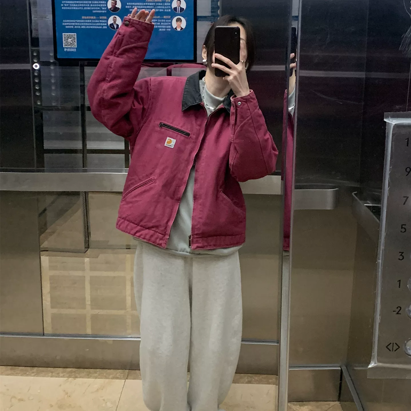 «ZZ версия» Оригинальная куртка Carhartt Detroit Pink Sail Wash Jacket Workout Versatile Top