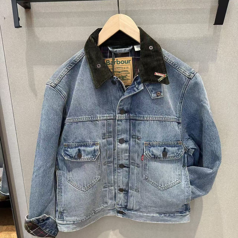 The First Release of the Highly-Anticipated Barbour X Levi's Collaboration Denim Jacket, a Joint Workwear Jacket for Both Men and Women The First Release of the Highly-Anticipated Barbour X Levi's Collaboration Denim Jacket, a Joint Workwear Jacket for Both Men and Women