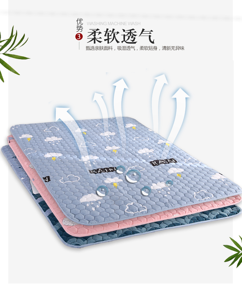 Nệm 1.8 m giường đôi pad là 1.2 mét sinh viên duy nhất ký túc xá sponge tatami gấp 1.5 giường nệm