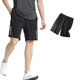 Men's Ice Silk Sports Shorts, Summer Loose Quick-Dry Casual Shorts, Basketball Shorts, Thin Breathable Fitness Shorts