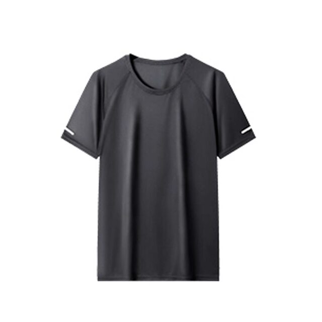 Sports T-shirt men's fitness clothes summer short-sleeved ice silk quick-drying clothes running suit basketball training top loose