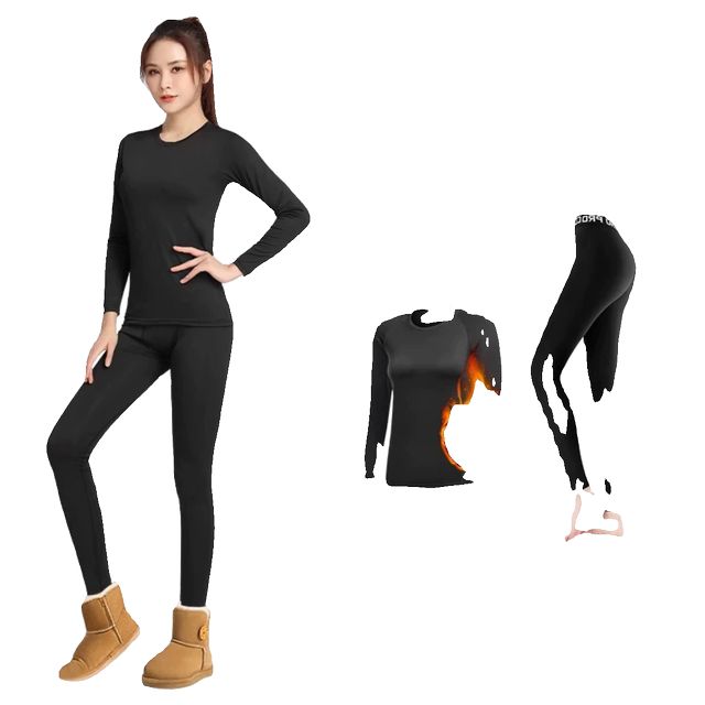 Ski quick-drying clothing women's velvet tight-fitting thermal underwear winter outdoor top fitness yoga sports suit