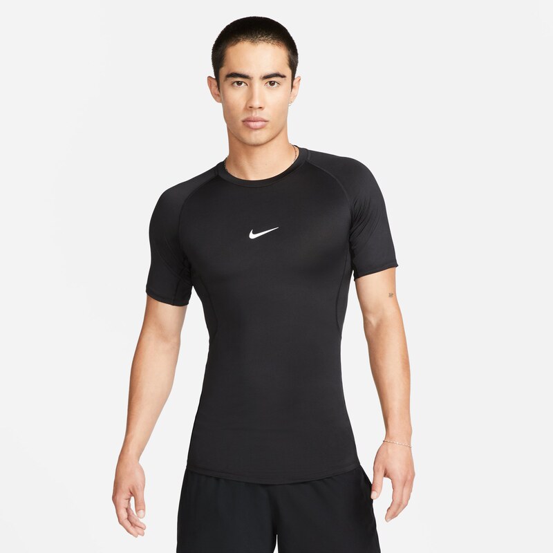 Nike Summer Pro Dri-Fit Men's Quick-Drying Tight-Fitting Short-Sleeved T-Shirt Fb7933-010 100 084