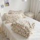 Пододеяльник, в цветочек, с медвежатами