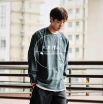 Spot DESCENDANT HORIZON PIGMENT DYS Washed Long Sleeve T-shirt 20SS