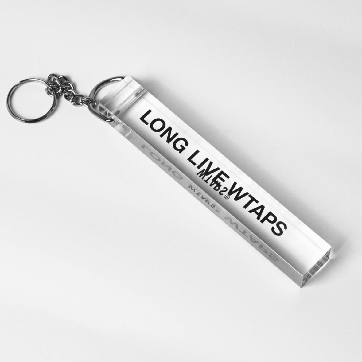 товар из китая 折扣现货wtaps 315/key holder.acrylic long live水晶钥匙扣挂件