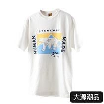 Spot HUMAN MADE T-SHIRT cartoon polar bear bamboo cotton short sleeve T-SHIRT 20SS