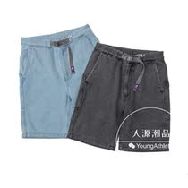 Spot THE NORTH FACE DENIM FIELD SHORTS purple wash DENIM SHORTS 20SS