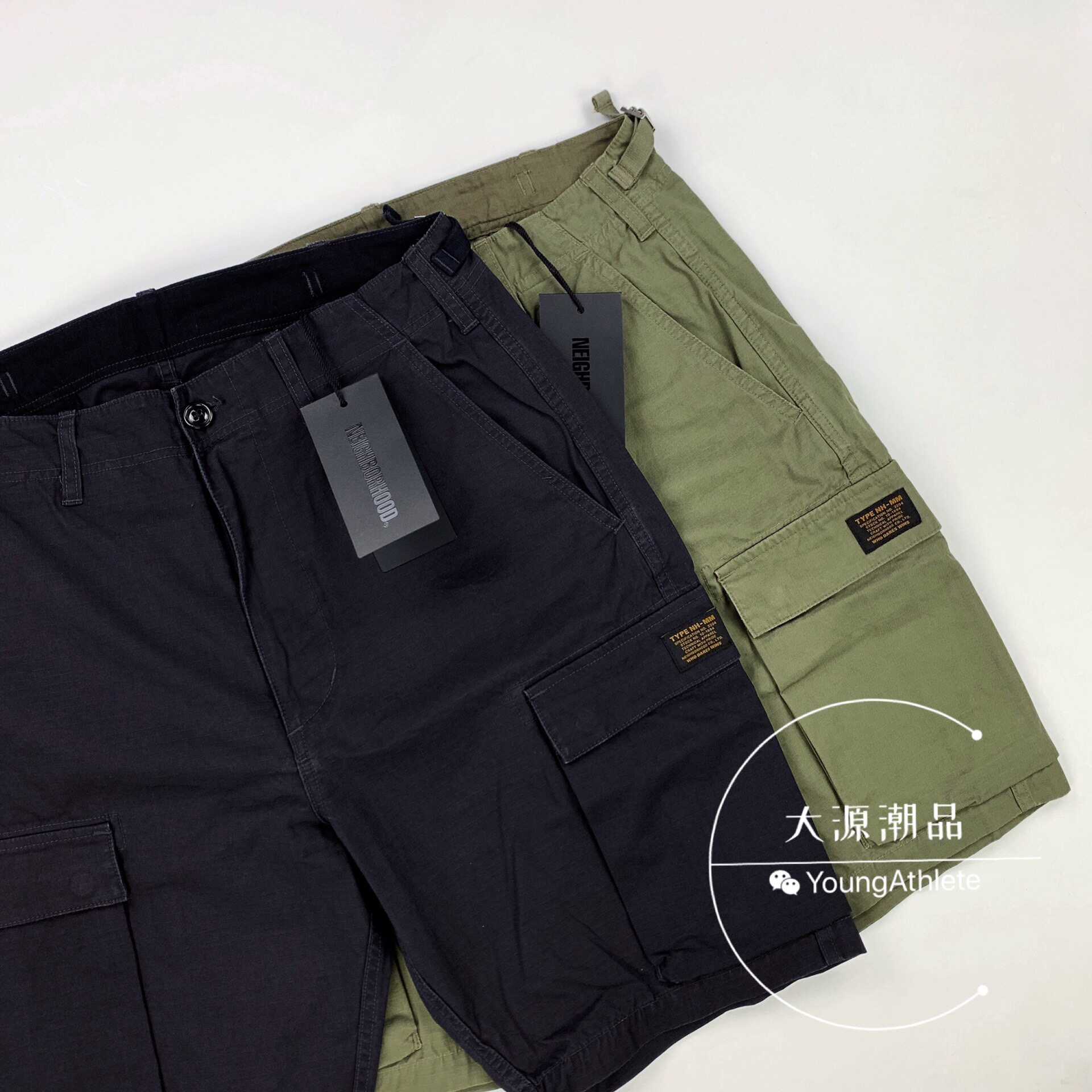 Spot NEIGHBORHOOD MIL-BDU C-ST big pocket tooling casual military shorts 19ss