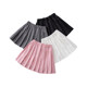 ສິ້ນຂອງເດັກຍິງ 2024 ຮູບແບບພາກຮຽນ spring ແລະ summer ໃຫມ່, skirts pleated ເດັກນ້ອຍຂະຫນາດໃຫຍ່, ເດັກຍິງພຽງເລັກນ້ອຍຂອງວິທະຍາໄລ skirts ສີແຂງ