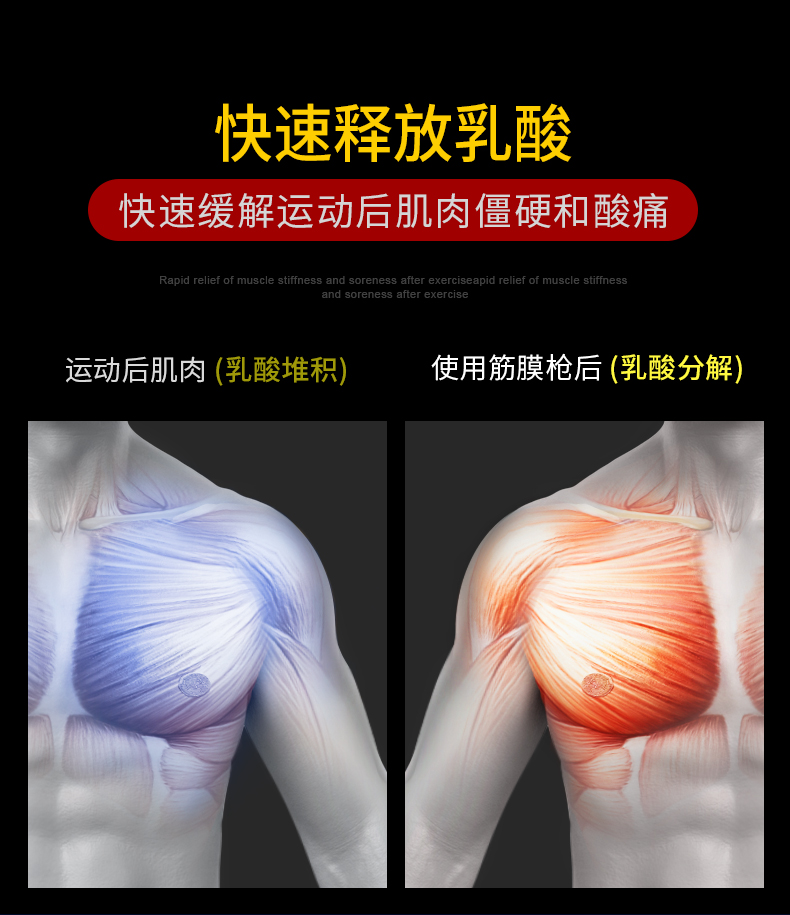 专业级按摩神器 Vangona 筋膜枪 按摩肌肉缓解疲劳 图5