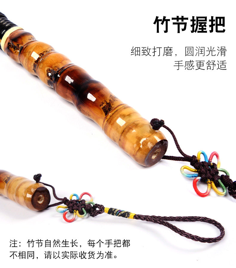 Ice удочкой 引路人冰钓竿实心杆稍大导环55cm插节罗汉竹冰钓竿排竿筏钓竿鱼竿