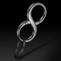 Creative key buckle male waist hanging car key buckle BMW Audi Benz couple keyring lettering custom gift