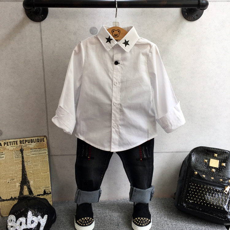 Chemise garcon à manche longue - Ref 2080960 Image 14