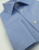[James Tailor] áo sơ mi cotton màu xanh tùy chỉnh cửa hàng Thượng Hải Z25 - Áo áo sơ mi nam body Áo