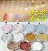 Pearlescent phấn mắt long lanh sáng bóng laser nổi bật bột Alpha giai đoạn hộp đêm trang điểm nổi bật sáng lấp lánh