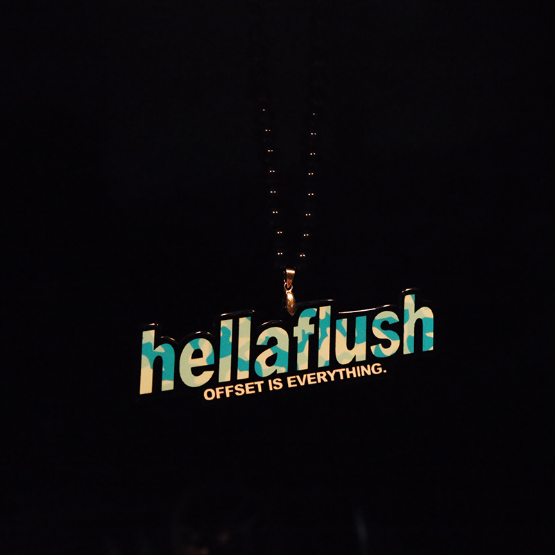 Hellaflush car rear mirror pendant camouflak HF high-end car pendant trendy iacro hanging decoration