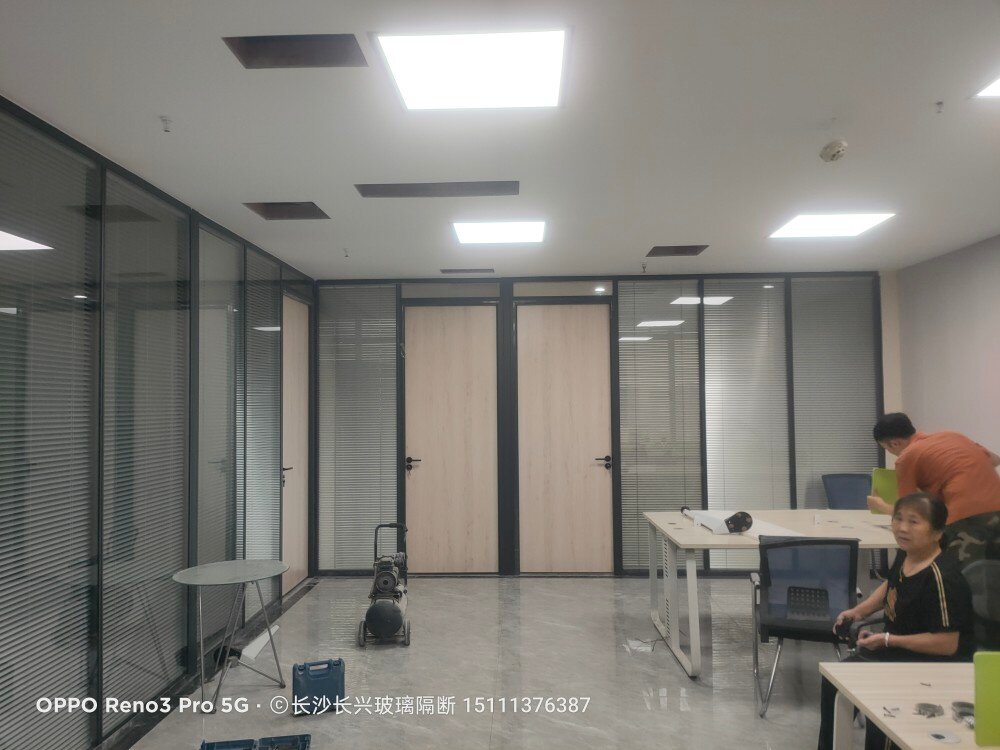 Changsha Zhuzhou Xiangtan Office Glass Partition Wall High Partition Factory Outlet