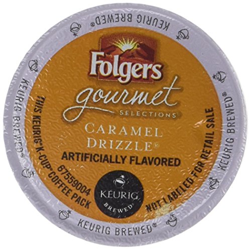 FOLGERS CARAMEL DRIZZLE K CUP COFFEE 48 COUNT by F