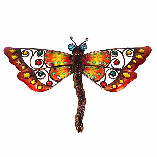 Alpine Corporation LJJ1192OR-L Alpine Metal and Glass