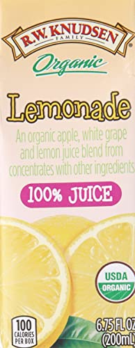 R W Knudsen Organic Lemonade Juice Box 4 ct RW