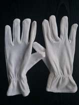 Bleached cotton PVC beads dot plastic gloves dot bead anti-slip plastic dot labor protection gloves 10 packs