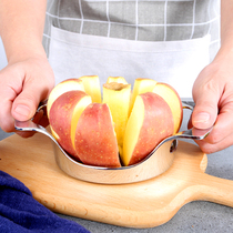 Apple cutting artifact cutting apple peeling fruit knife coring stainless steel fruit splitter Apple cutting artifact