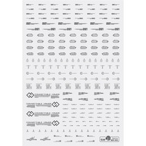 (Chief of the mainland) WD-001 pay attention to the warning signs (general warning system) special water stickers