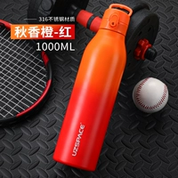 Апельсин, портативная ручка из нержавеющей стали, 1000 мл