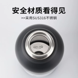 Вместительный и большой портативный стакан подходит для мужчин и женщин, чайник из нержавеющей стали