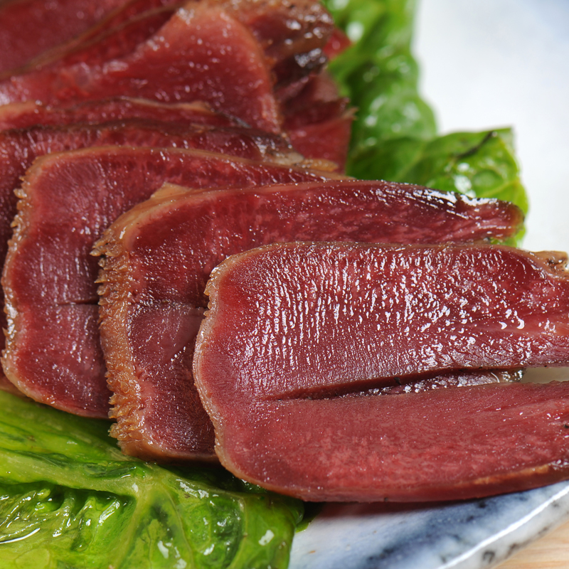 Chongqing Specialty Wax of the Tongue Smoke and Smoked Pork Tongue 500g Sichuan Rameat Pork Pig Tongue Pig Tongue Pig