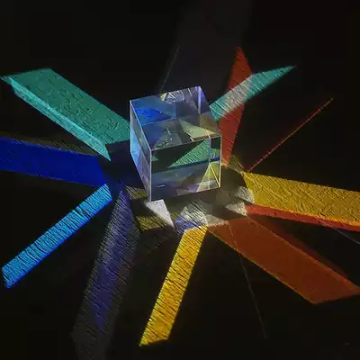 Color prism x cube spectroscopy youth science physics teaching students June 1 children's birthday gift