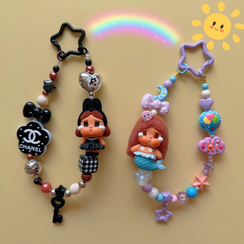 Collection of Cute Baby Figures That Can Be Changed, Phone Chain, Keychain, Car Hanging Ornament, Small Gift for Best Friend
